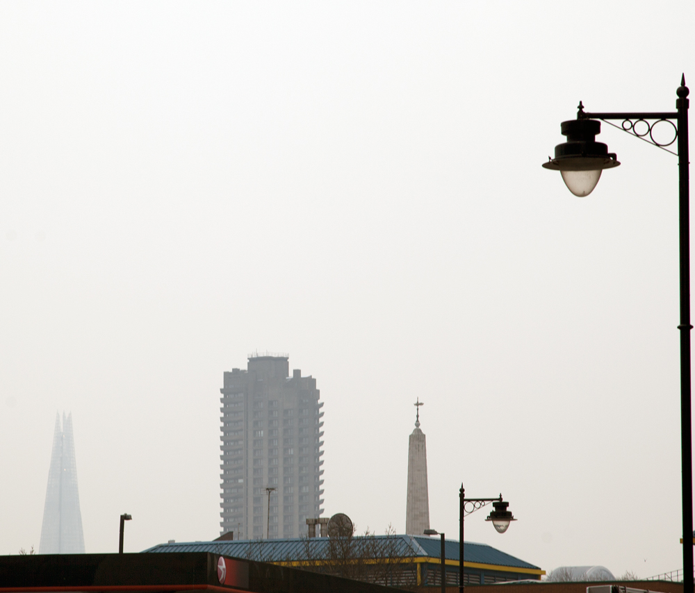 The Shard From Wharf Road