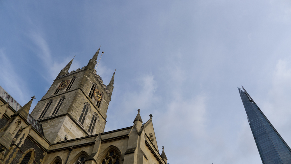 Southwark Cathedral, The Shard