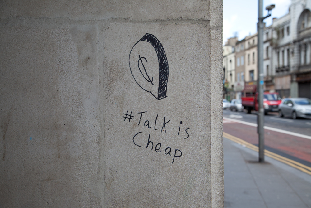 Talk Is Cheap
